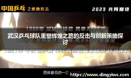 武汉乒乓球队重塑辉煌之路的反击与创新策略探讨